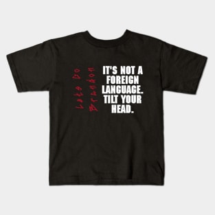 Tilt Your Head Kids T-Shirt